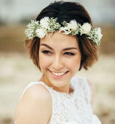 Kiss Wedding Planer Vòng Hoa Cưới đội đầu Siêu Xinh 4