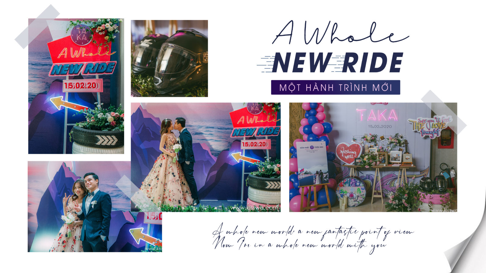 A Whole new ride - đám cưới độc đáo