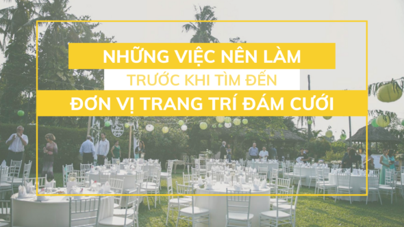 đơn vị trang trí đám cưới