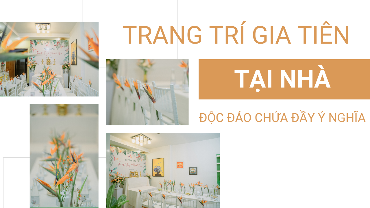 trang trí gia tiên tại nhà