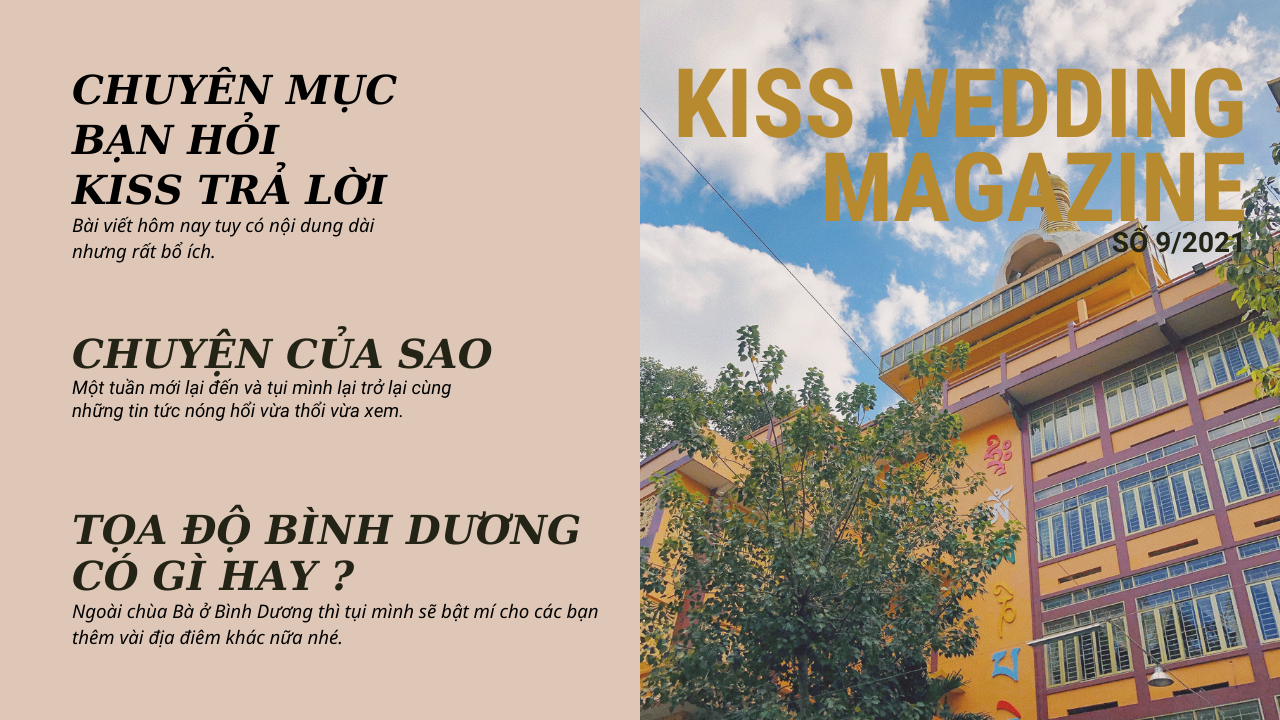 tuần san KISS Wedding Magazine