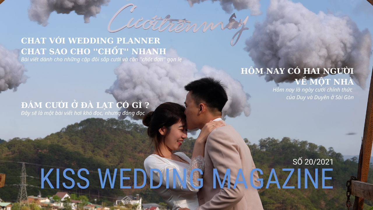 tuần san kiss wedding magazine