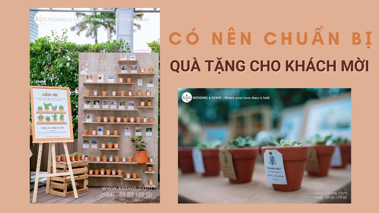 quà tặng cho khách mời