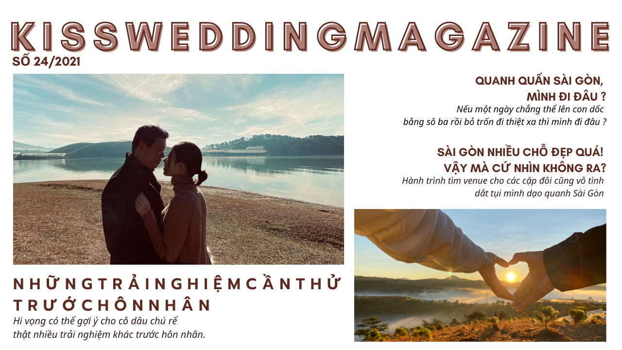 tuần san kiss wedding magazine