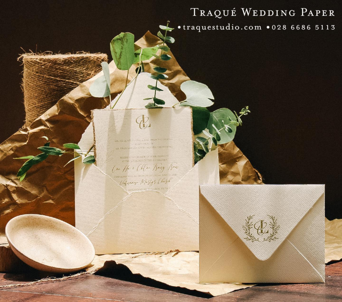 traque wedding paper