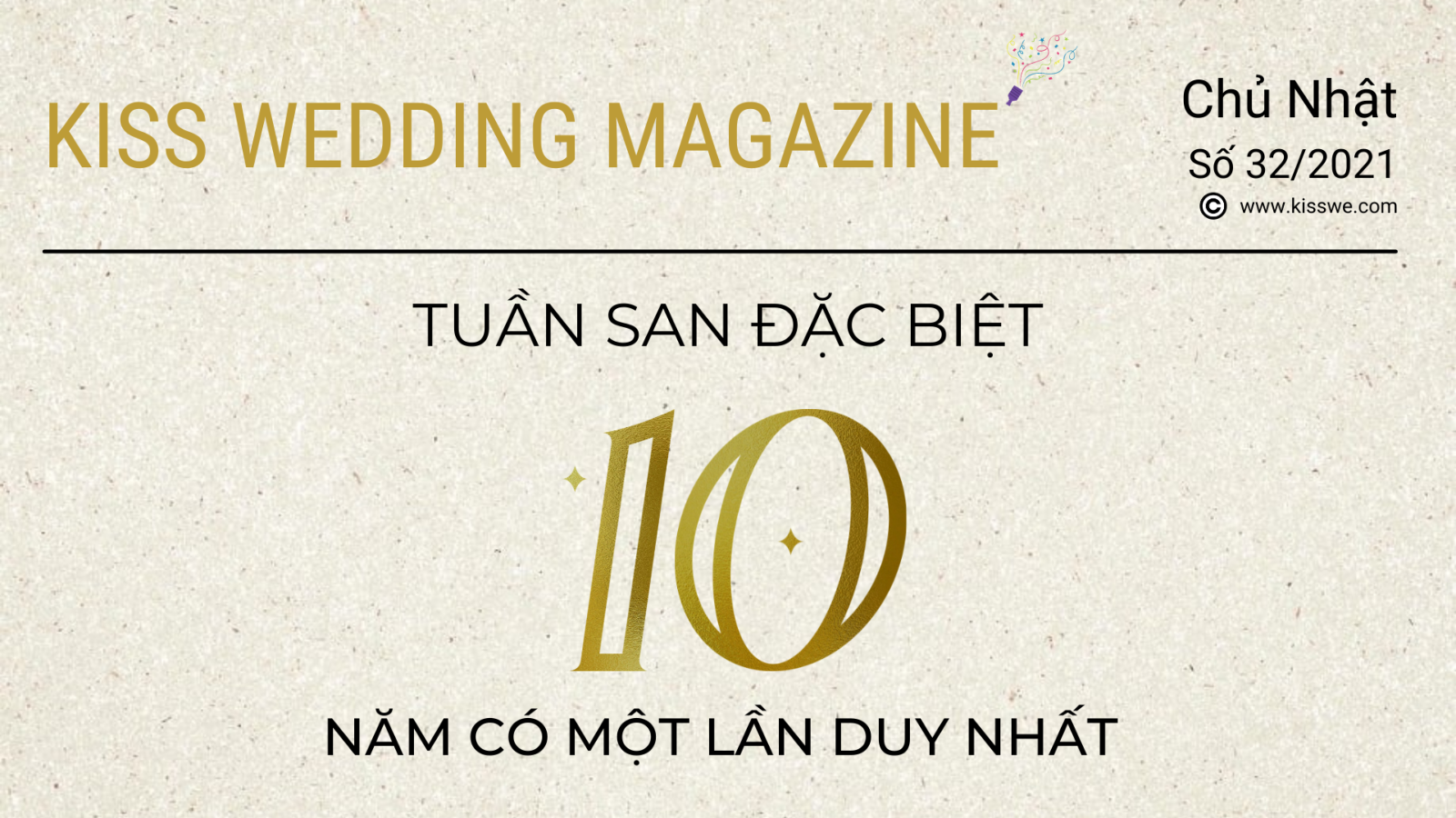 tuần san kiss wedding magazine