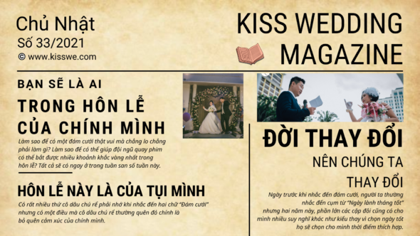 tuần san kiss wedding magazine