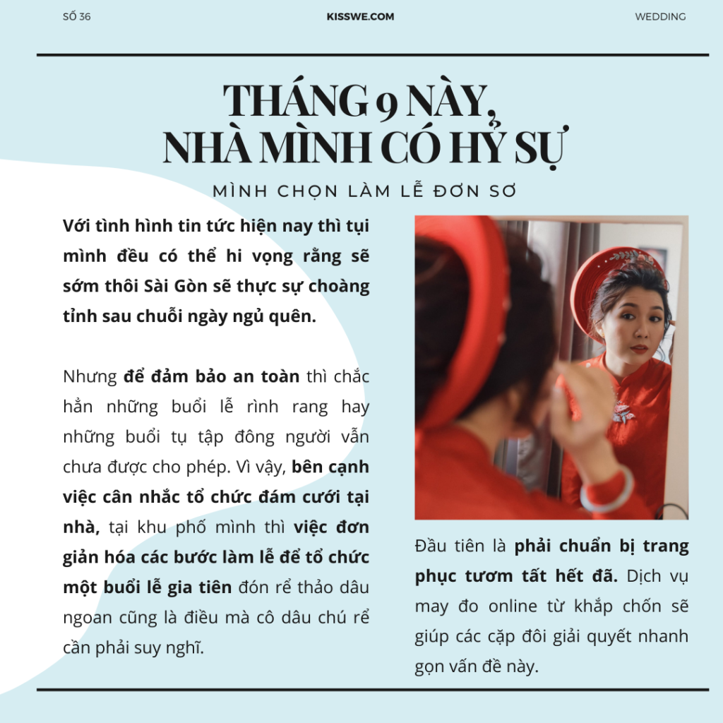 tuần san kiss wedding magazine