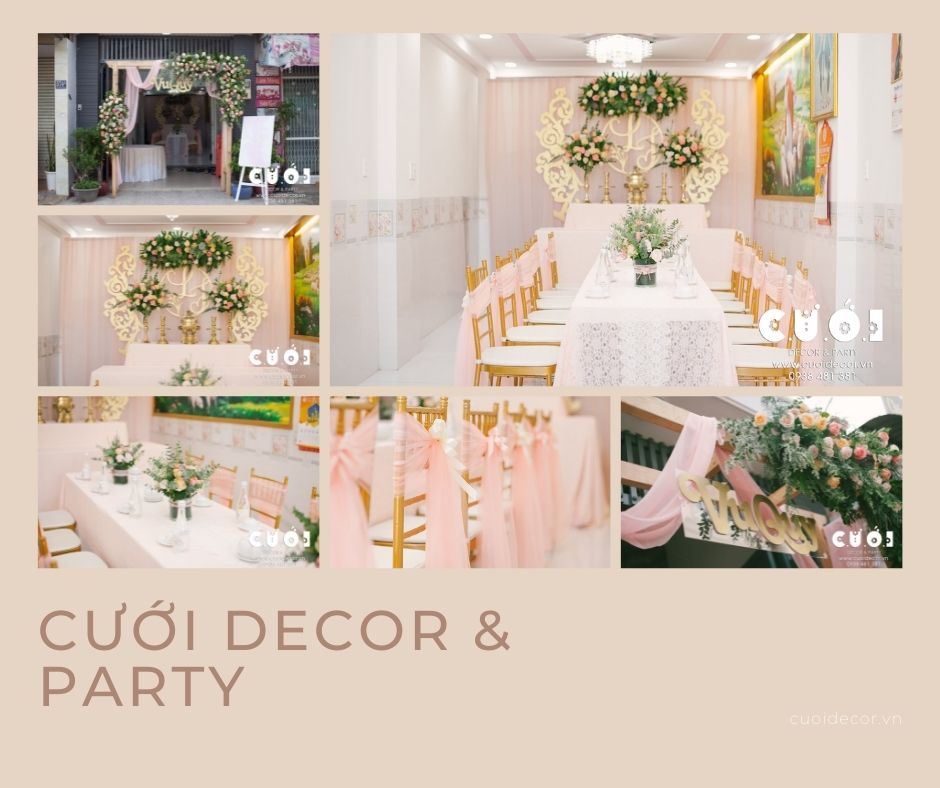 trang trí đám hỏi tại nhà bởi Cưới Decor & Party