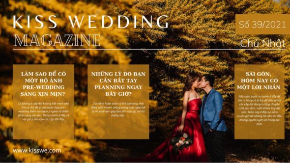 tuần san kiss wedding magazine