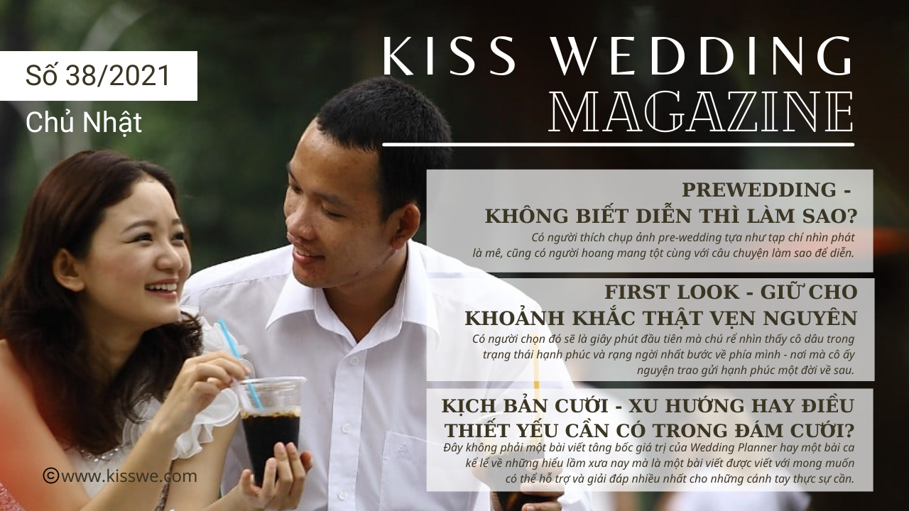 tuần san kiss wedding magazine