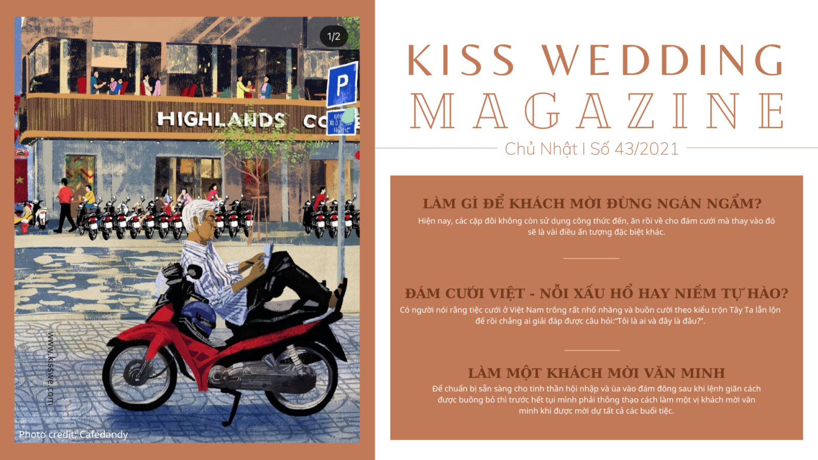 tuần san kiss wedding magazine