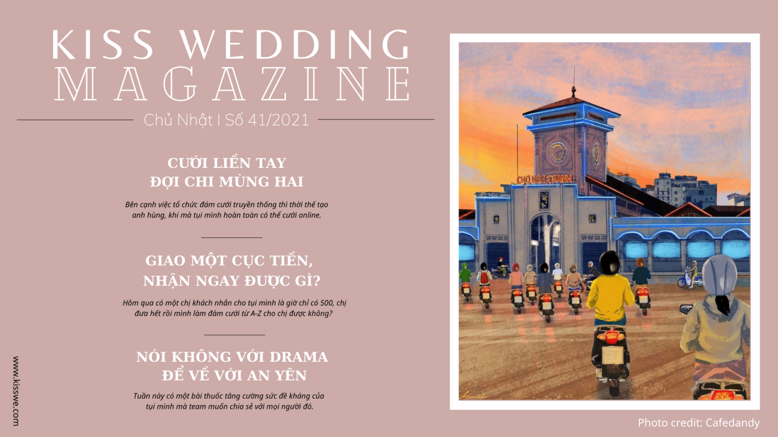 tuần san kiss wedding magazine