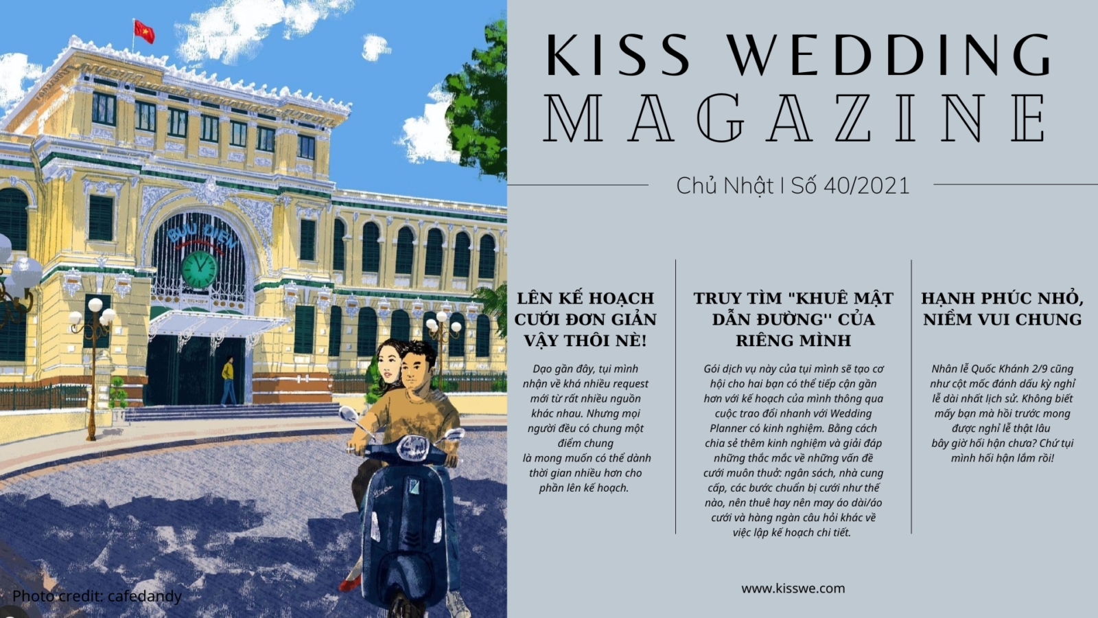 tuần san kiss wedding magazine