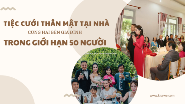 tiệc cưới thân mật tại nhà