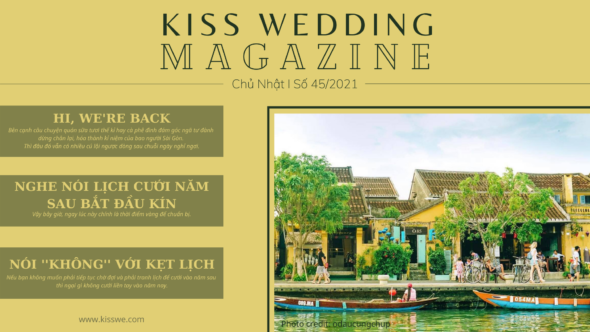 tuần san kiss wedding magazine