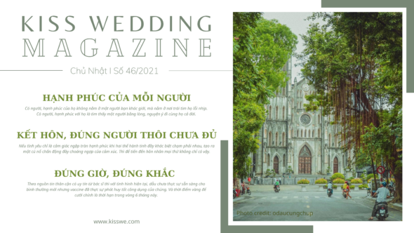 tuần san kiss wedding magazine