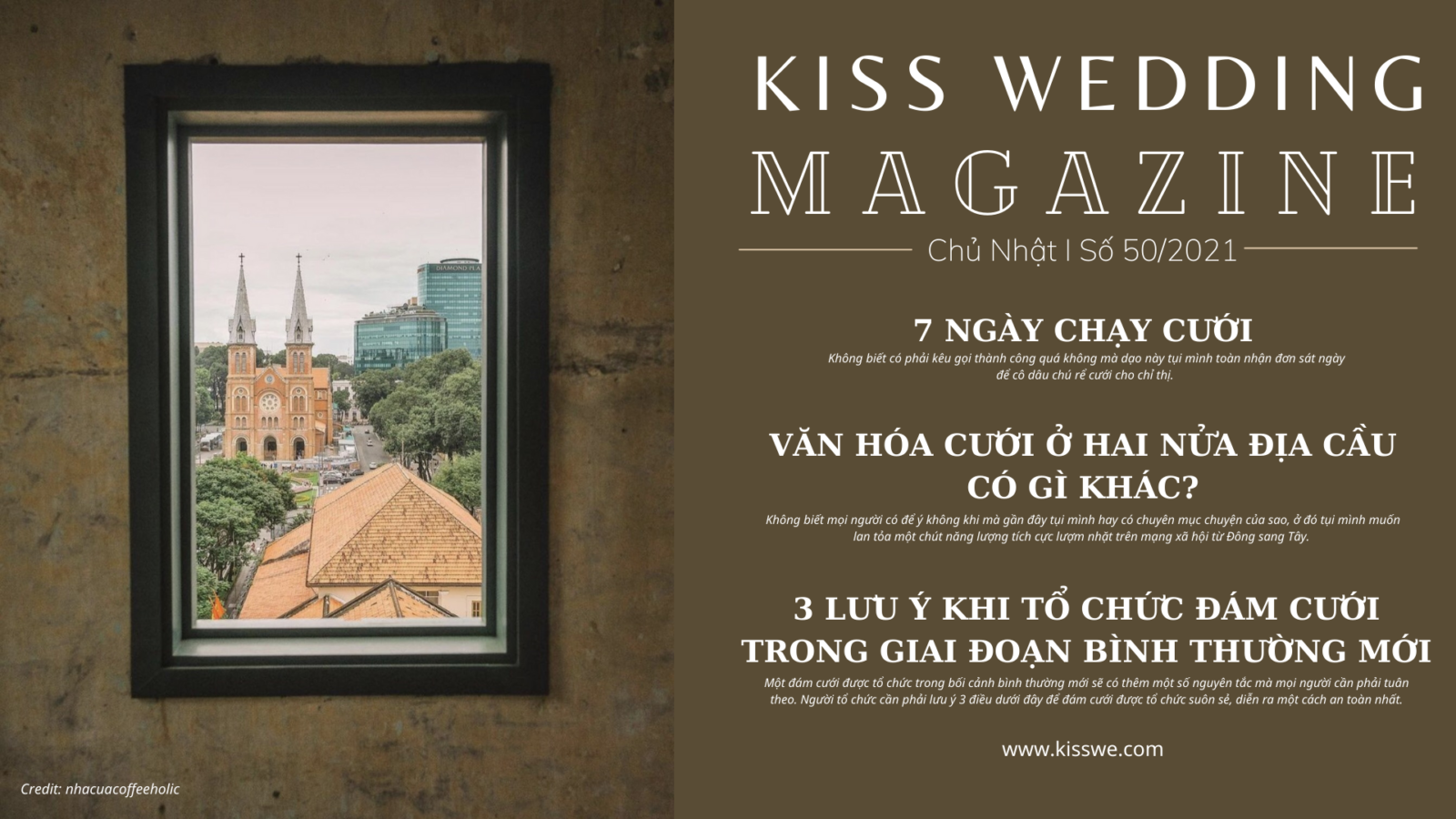 tuần san kiss wedding magazine