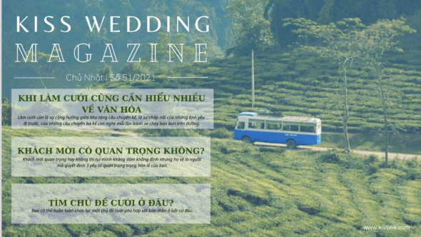 tuần san kiss wedding magazine