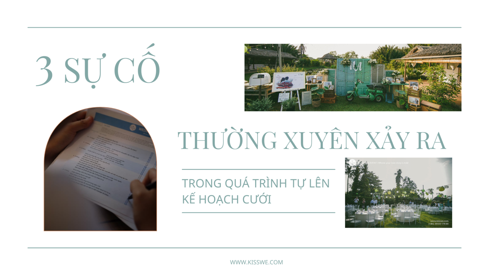 tự lên kế hoạch cưới