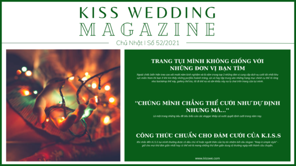 tuần san kiss wedding magazine