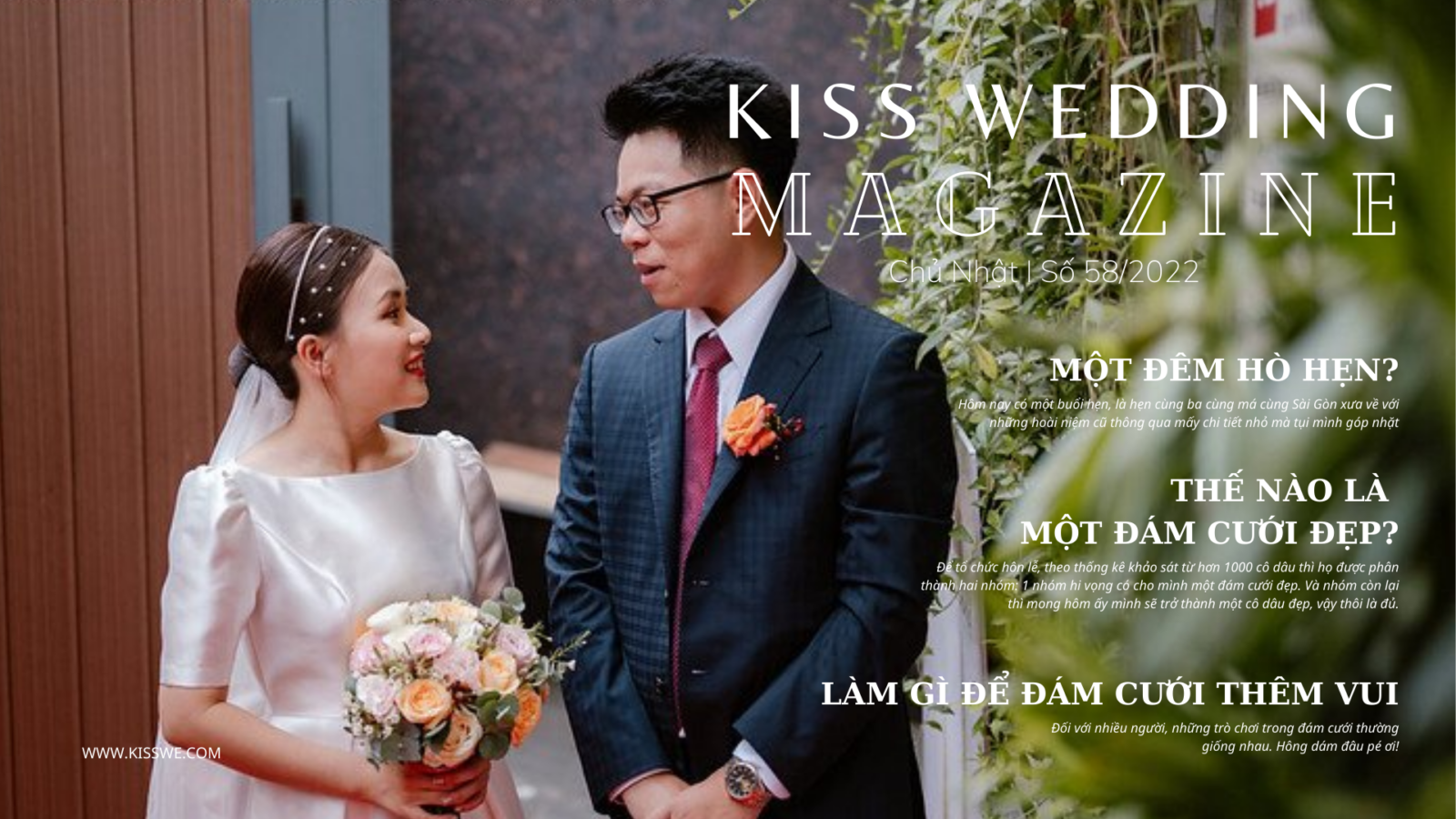 tuần san kiss wedding magazine